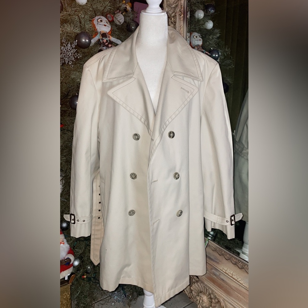 London Fog Polar Plush Trench Coat